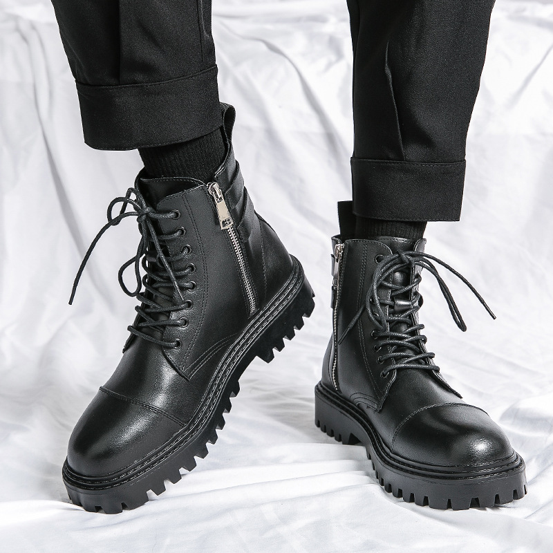 Men's Boots High Quality Paten - đánh giá và giá Street Fashion Men 2025